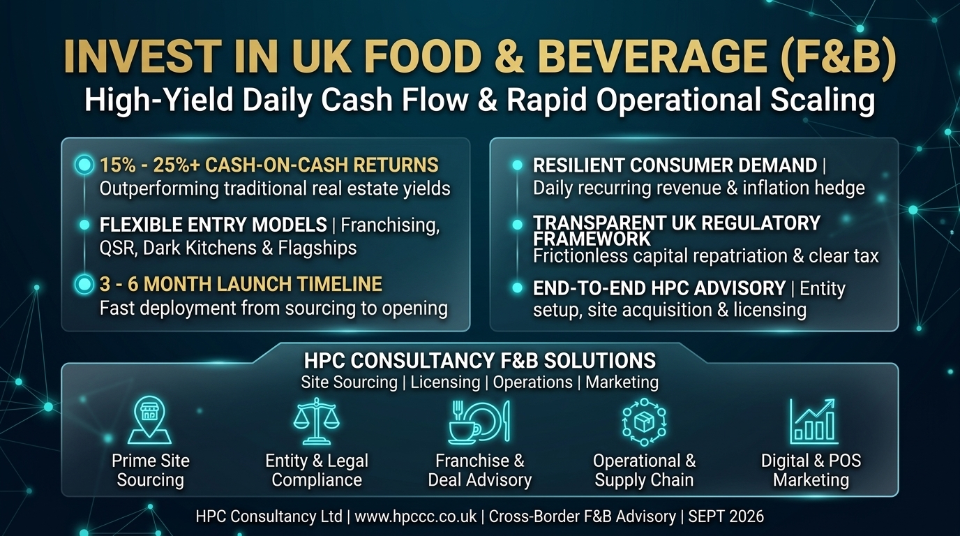 Why Zambia Investors Must Consider the UK Food and Beverage Sector as Their Primary Entry Point